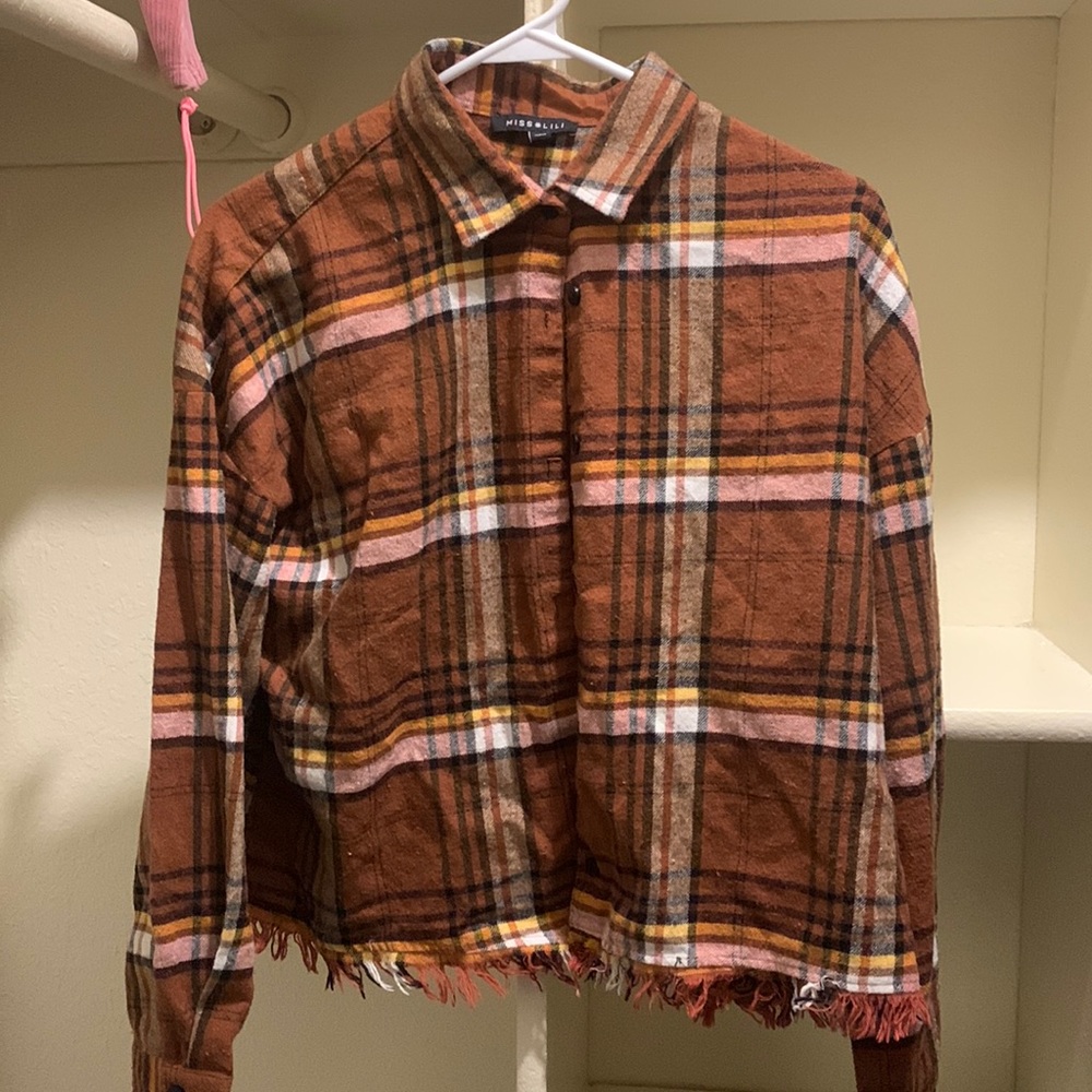 Crop top flannel